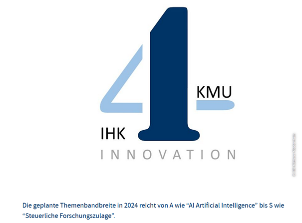 Logo der Veranstaltungsreihe IHK 4 KMU