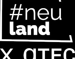 schwarz weißes Logo der Messe ATEC