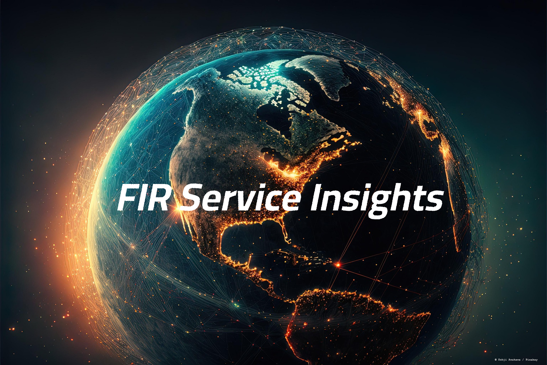 Keyvisual Webinarreihe" FIr Service Insights"